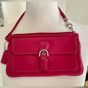 Coach wristlet in hot pink!
